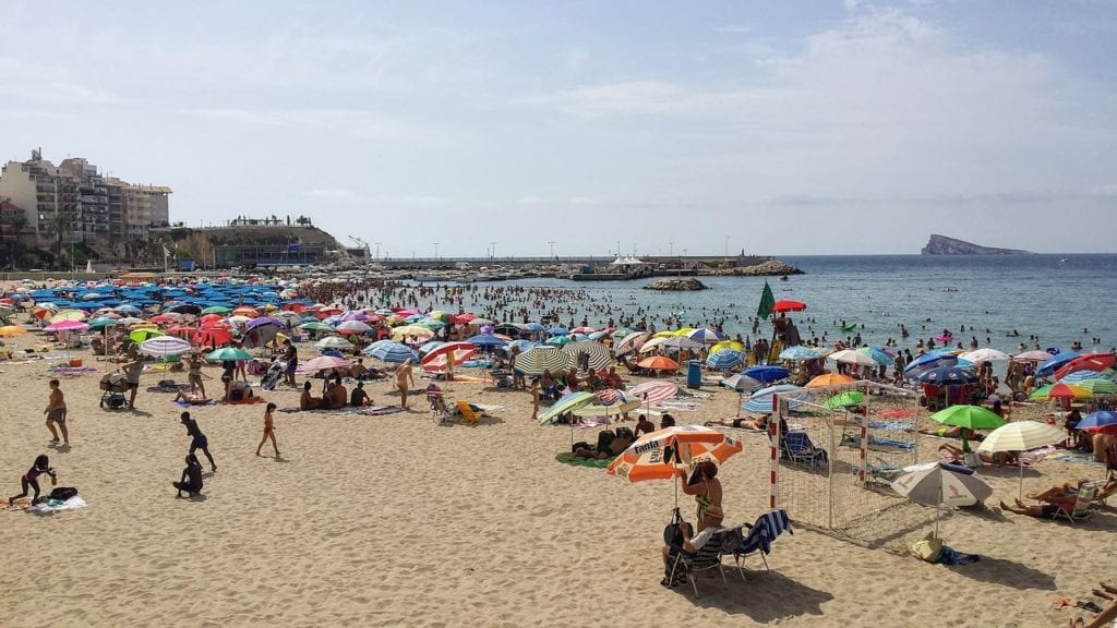 Benidorm, Spain beach