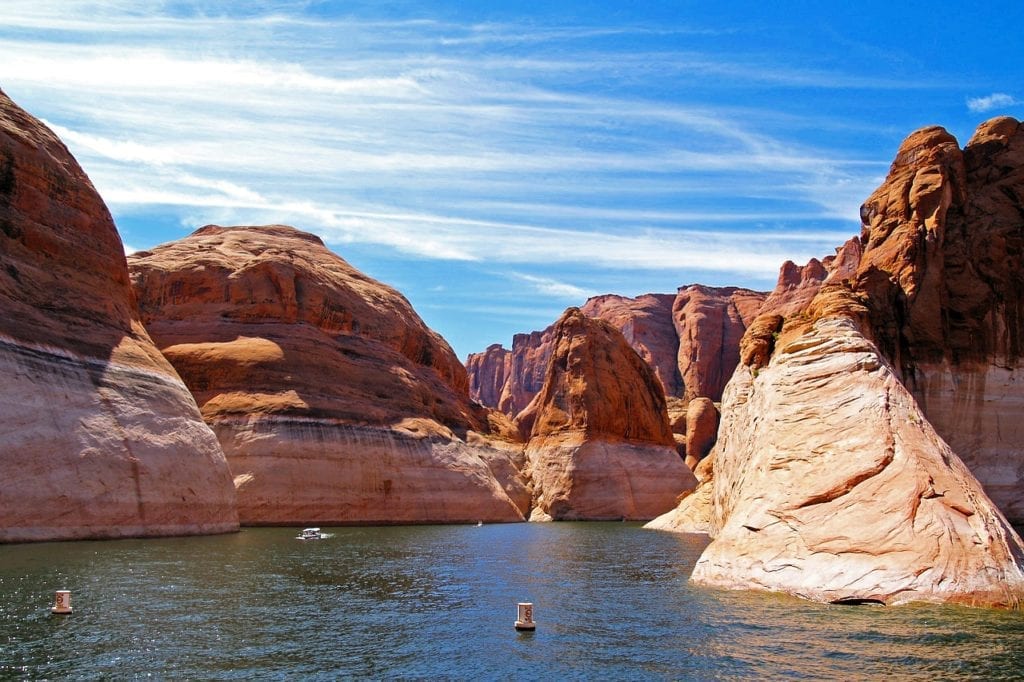 Boating on Lake Powell